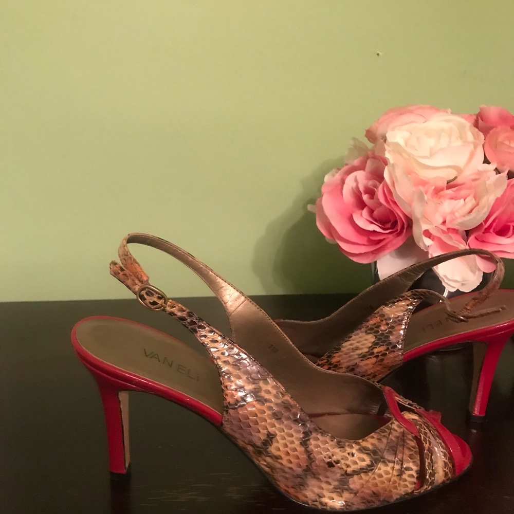 Van Eli sling back heels